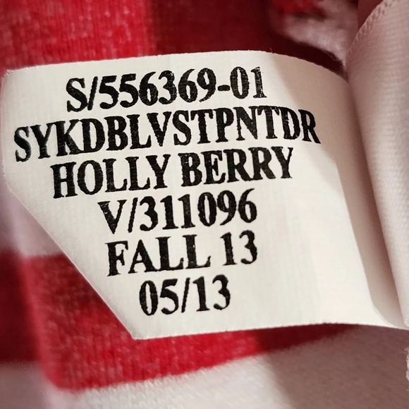 BANANA REPUBLIC Striped Zipped Back Ponte V Neck Dress Red White Size 4 - Picture 12 of 12